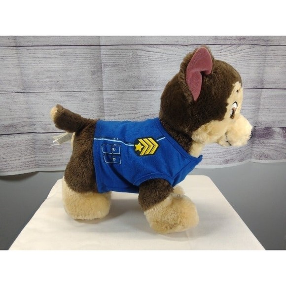 Nickelodeon's Paw Patrol Chase the Police Pup Build-a-Bear BAB Plush (2016) - Picture 1 of 5